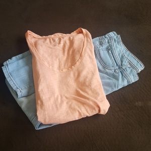 Maternity orange shirt